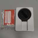 Grat 4 for Magsafe Magnetic Phone Grip Stand, 360° Rotatable Elastic Strap Loop, Detachable Ultra-Thin Aluminum Ring Kickstand Compatible with iPhone 17 Pro Max Air 16 15 14 13 12, Black