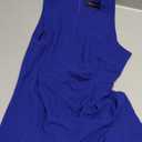 WOOSEA Women's Scoop Neck Sleeveless Split Bodycon Mermaid Evening Cocktail Long Dress (Royal Blue, M)