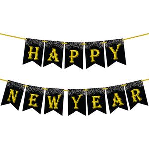 KatchOn, Large New Year Banner 2026-10 Feet, No DIY | Black, Gold 2026 Banners for Nye decorations 2026 | Black and Gold Banner 2026 | New Years Eve Party Supplies 2026 | New Years Decorations 2026
