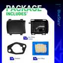 BlueStars 14 743 03-S Air Filter Cover Base Cleaner Kit - For Kohler XT650 XT675 Engines Husqvarna Toro 22" Recycler Lawn Mower - Replaces 14-096-119-S 14-743-03-S 14-094-27-S