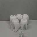 Red Co. Set of 4 Classic Glass 8.75 fl oz Stemmed All-Purpose White Wine Goblets, Clear