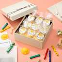 Demissle 20 Pcs Sunflower Soap Baby Shower Favors Mini Sun Soap Party Favors Here Comes The Son Handmade Gifts with Thank You Card for Guest Shower Gender Reveal Party Birthday Parties (Yellow)