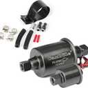 BANG4BUCK E8012S Universal Electric Fuel Pump 12V, 5-9 PSI Micro Low Pressure Fuel Transfer Pump for Gasoline Diesel Carburetor, 5/ 16 Inch Hose Size (Black)