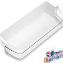 DA9706177C, DA6304205 Door Shelf Basket Bin Compatible with samsung RSG257AARS/RS22HDHPNSR, kenmore 4014100 series, Part number : DA9706177B, AP4457757, 2050273