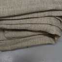 Hiasan Faux Linen Rectangle Tablecloth - Wrinkle and Stain Resistant Washable Table Cloth for Kitchen Dining Room Holiday Table Cover for Party Dinner, Beige, 60 x 102 Inch