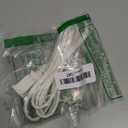 5 FT Power Cable 2 Prong, AC Outlet Polarized US Indoor Male Female Extension Cord for NEMA 5-15P to NEMA 5-15R, 10A 125V, White