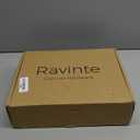 Ravinte 50 Pack Square Cabinets Cupboard Handles Matte Black Drawer Pulls Stainless Steel Kitchen Cabinet Hardware Drawer Handles 5 inch Hole Center