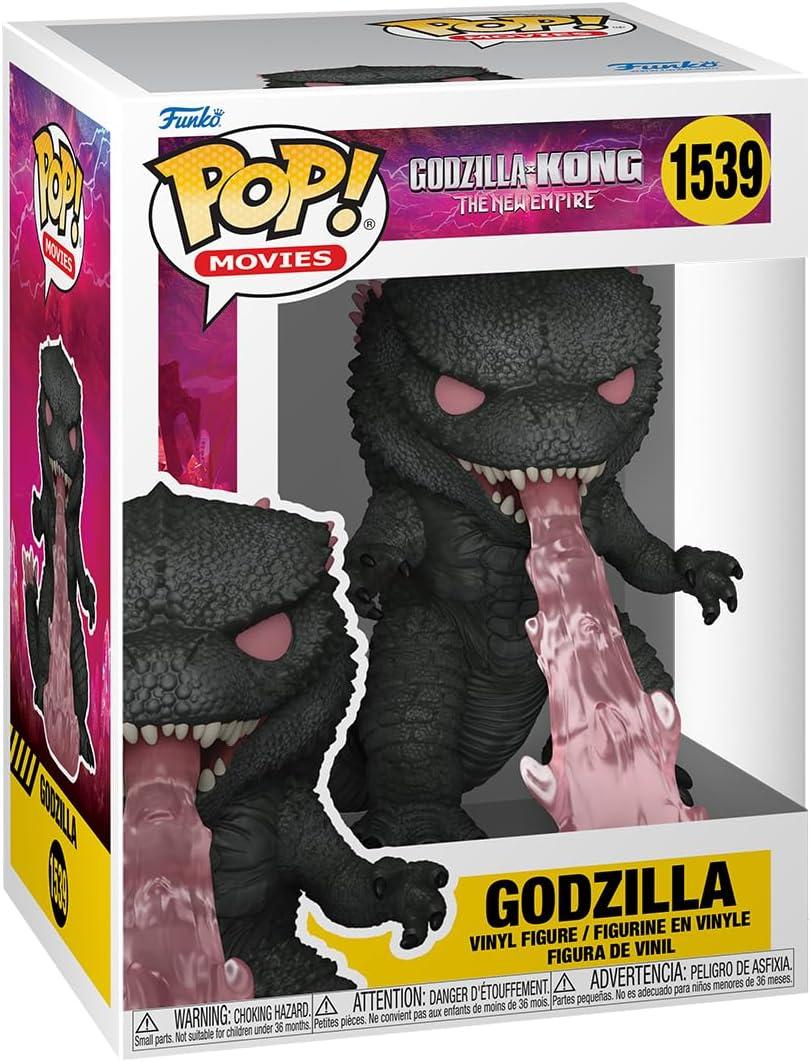 Funko POP! Movies: Godzilla X Kong: The New Empire - Godzilla with Heat-Ray - Godzilla Vs Kong - Collectable Vinyl Figure - Gift Idea - Official Merchandise - for Kids & Adults - Movies Fans