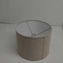 Lampshade for Floor Lamp, Table Lamp, Bedside Lamp, Fabric Drum Lampshade Classic Modern Style, Spider Fitter, Linen - Beige