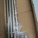 Lwiiom Anqiue Bronze Double Curtain Rods For Windows 72-144 Inch, Heavy Duty Double Curtain Rod with Aluminum Finial and Bracket, Adjustable Double Window Rods For Blackout Or Room Darkening Panel