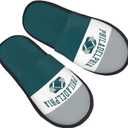 Slippers for Guests, 11.2 inch,Disposable & Reusable Non-Slip Hotel Slippers with Storage Bag, Soft Cotton Guest Slippers for Women & Men,Non-Slip for Home, Gym,Party (White, XL)