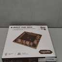 Ropoda 14 Inches 4-Way Shut The Box Game (2-4 Players) for Kids & Adults (4 Sided Large Shut The Board Game Wooden, 8 Dice) Vintage Style,Close The Box Game,Dice Game