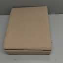 Bedsure 100% Washed Cotton Duvet Cover King Size - Light Brown Minimalist Cotton Duvet Cover Linen Like for All Seasons - GentleSoft Plain Simple Bedding, 3 Pieces (Light Brown, King, 104"x90")