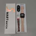 Smart Watch for Women Men Fitness: 1.85" Smart Watch with 30 Days+ Battery Life Make/Recive Call Heart Rate SpO2 Sleep Monitor 120+ Sport IP68 Waterproof Fitness Tracker Watch for iPhone Android (Rose)