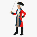Morph - Revolutionary War Costume Kids - Colonial Costume Boys - British Red Coat Costume - Napoleon Costume Kids Large