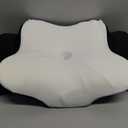 DONAMA Cervical Pillow for Neck and Shoulder,Contour Memory Foam Pillow,Ergonomic Neck Support Pillow for Side Back Stomach Sleepers with Pillowcase-Standard Size (Standard Size 21.65"Lx12.12"Wx4.13"H, Black)