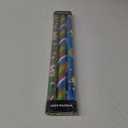 Christmas Foil Wrapping Paper with Cut Lines on Reverse 3 Rolls Pack - Dancing Santa Claus, Colorful Stripes and Assorted Christmas Characters - Holiday Wrapping Paper Bundle, 24 Inch X 144