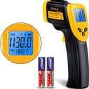 Etekcity Infrared Thermometer Laser Temperature Gun 1080, -58F~ 1130F for Meat Food Candy Pizza Oven, Heat Gun for Cooking, Kitchen, Fridge, Reptile, BBQ, HAVC, Adjustable Emissivity & Max Measure