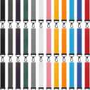 Shappy 36 Pcs Wrist Keychain for Keys Wrist Strap Keychain Bulk Key Chain Holder with Key Rings for Women Men Nylon Hand Wristlet Lanyard for Car Keys Wallet Bag holder, 12 Colors