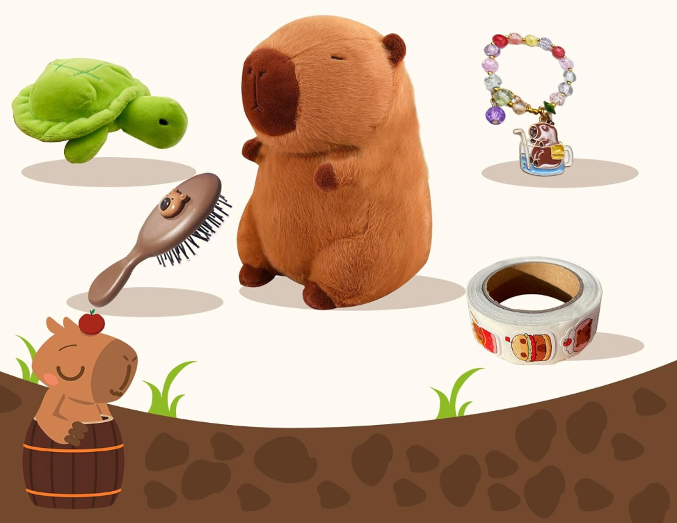 Joreoia Christmas Birthday Plush Toys Set Gifts for Girls