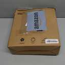 AMACOOL Table Fan, 12 inch Box Fan with 3 Speeds & 8HRS Timer, 270 Pivoting Quiet Air Circulator, Desktop Fan for Bedroom Bathroom Kitchen Office, AC Adapter Included, Co-Branded with Cmyfato-Black