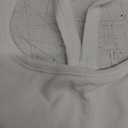 White Top Razorback Padded Strappy Sports Bras Medium Support Yoga Bra with Removable Cups Medium