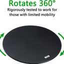 YPC Transfer Disc, Pivot Disc for Transfers, Weight Transfer Device & Mobility Aid with 360 Degree Rotation for Turns, Change in Direction, & Transferring Between Seats, 15inch Diameter(Large)