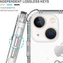 CARLOCA Compatible with iPhone 15 Case for Girl,Clear with Cowboy Hat Frog Pattern Design Plastic Shockproof TPU Bumper Protective Case for iPhone 15