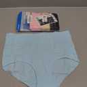 wirarpa Women's Cotton Underwear High Waisted Ladies Panties Full Coverage Briefs 4 Pack (Regular & Plus Size) (X-Large, Black/Beige/Light Blue/Light Pink - Set 1)