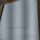 Art3d 12-Pack 24"x24" PVC Lightweight Drop Ceiling Tile, 2x2 ft Water-Resistant Ceiling Panels to Prevent Breakage, White