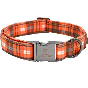Lionheart glory Premium Fall Dog Collars Thanksgiving Holiday Collar Dog Heavy Durable Comfortable Adjustable Dog Collar for Large Collar Dogs Boys Dog Collar Cute Collars Pet Gift (Large (Pack of 1)