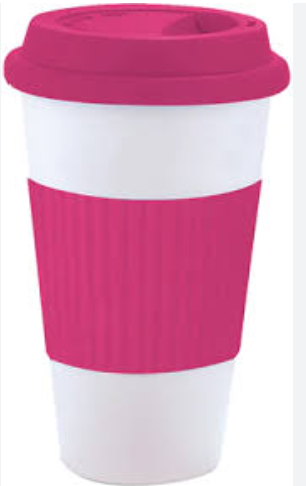 Eco Coffee Cup Pink