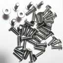 M6 Stainless Steel Allen Socket Screw Joint JCB Flat Head Bolt Sleeve FurnitureM6 Stainless Steel Allen Socket Screw Joint JCB Flat Head Bolt Sleeve Furniture