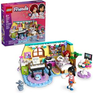 LEGO Friends Paisley's Room Building Toy - Pretend Play Set for Kids, Girls and Boys, Ages 6+ - with 2 Minidolls, Pet Bunny Figure, and Plushie-Style Piece - Gift Idea for Birthdays - 42647