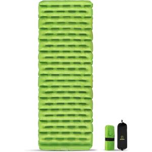 ATEPA ThermAir Backpacking Sleeping Pad, 6 R-Value Insulated Ultralight Inflatable Sleeping Pad Folding Camping Mattress with 7 Layers & Storage Bag for Camping Backpacking, Wide Long Size (72"x25")