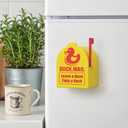 2PCS Cruise Duck Mailbox, Magnetic Wall Mount for Cruise Ship Cabin Door, Cute Decor & Interactive Toy for Duck Hunting Game, Gift for Cruise Lovers (Yellow)