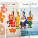 4Pcs World Cup Keychain, PVC Cartoon Mascot Keychains, Soccer Fans Souvenir for Backpack Key Key Chain Accessories Car Charms