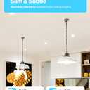 Sunco 24 Pack Goof Rings for 6 Inch Recessed Lights, Flush Mount White Can Light Trim Ring Cover, Outer Diameter 8.6 Inch, Inner Diameter 6.2 Inch, Paintable Surface, Matte Finish.