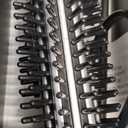 PHOEBE Curling Iron Brush Anti-Scald Bristles Instant Heat Up Dual Voltage Ceramic Tourmaline Ionic Hair Curling Wand for All Hair Types (1 Inch)