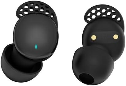Houlyn Sleep Earbuds for Side Sleepers, Wireless Noise Cancelling Sleep Headphones with Sleep Mode, LED Power Display, Comfort Fit for Sleeping, Working, Hiking (Black)