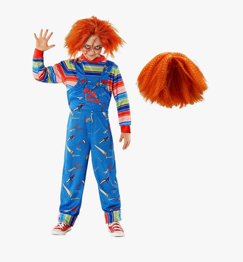 Morph Play Time Killer Costume With Wig Halloween Costumes For Boys Horror Movie Costume Kids Halloween Costumes For Kids
XL