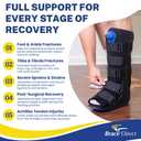 Brace Direct ActiveAir Tall Walking Boot L4361 - Medical Fracture Boot, S
