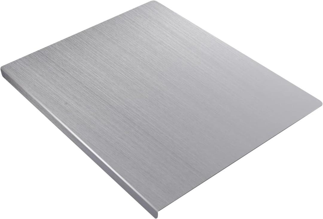 Cutting Boards, Heavy Extra Large 304 Stainless Steel Cutting Mats Chopping Baking Pastry Boards (Size : 50X40cm) (19.7"L x 15.7"W)