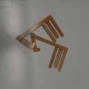 LazBlinds Bamboo Roller Shades, Ceylon Light Russet, 26" W x 70" H