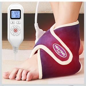 CAMECO Electric Ankle Heating Pad for Achilles Tendinitis Pain Relief, 30s Quick Heating & 86℉-158℉ Heated Ankle Brace for Women Men Home Office, Ankle Heat Wrap for Arthritis Swelling
