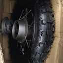 2.5-10 10" Rear Wheel Tire and Rim 1.4 x 10 With 12mm Bearing for Chinese 50cc BBR50 TTR50 DRZ50 SSR Dirt Pit Bike