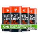 Right Guard Xtreme Defense Invisible Solid Antiperspirant Deodorant, Fresh Blast Scent - 5-in-1 Deodorant Men Can Trust, 72-Hour Odor Control, 2.6 oz (4 Pack)