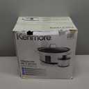 Programmable 7 qt (6.6L) Slow Cooker with Dipper Sauce-Warmer, Black and Silver, Stainless Steel, Digital Display, One-Touch Controls, Braise, Simmer, Sous Vide, Stew, Soup, Chili, Curry