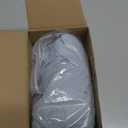 4 Pcs 15 Inch 100% Cotton Scalloped Round Placemats, Thin Light Blue Place Mats with Ruffle, Washable Placemats Table Mats for Kitchen Dining Holiday Gatherings Decor