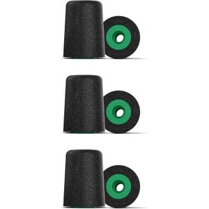 Comply P-Series | Memory Foam Replacement Ear Tips Designed for Etymotic, NuForce, ISOtunes PRO, Q-Jays, & More | Superior Noise Isolation, Ultimate Comfort, Secure Fit | Black, Small (3 Pairs)